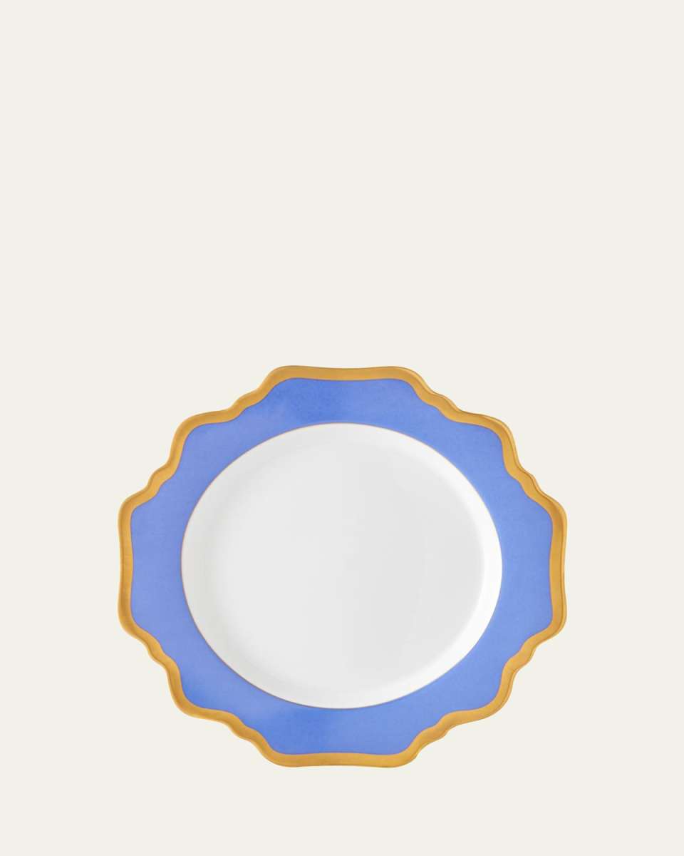 Indigo Rimmed Salad Plate